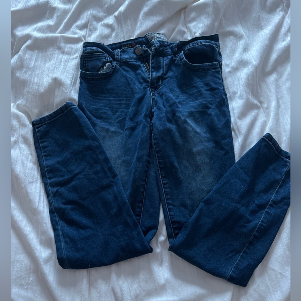 Blue jeggings
